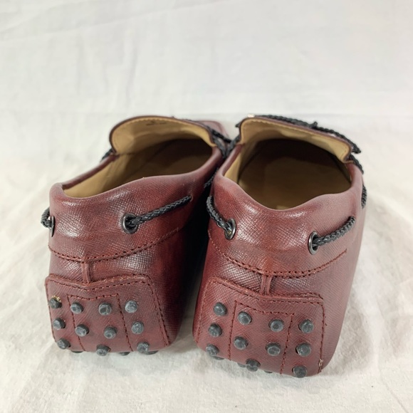 TOD'S Oxblood/Burgundy Leather Size 8 US 9 - Picture 4 of 13